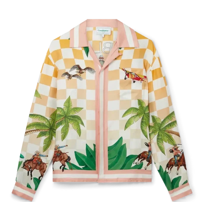 Camisa de seda Tennis Club