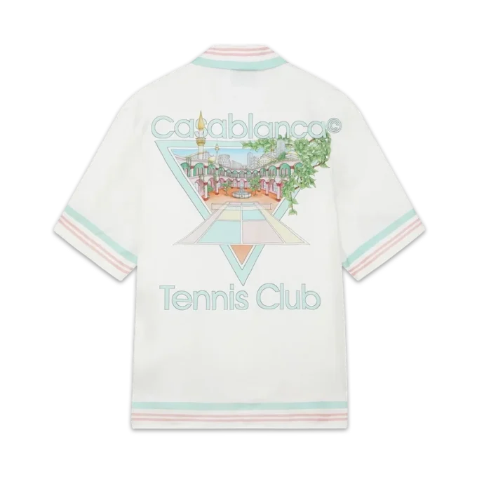 Camisa de seda Tennis Club Icon