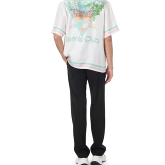 Camisa de seda Tennis Club Icon