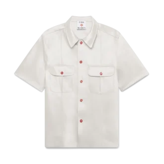 Camisa em cetim Duchesse