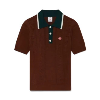 Camisas com malha trançada