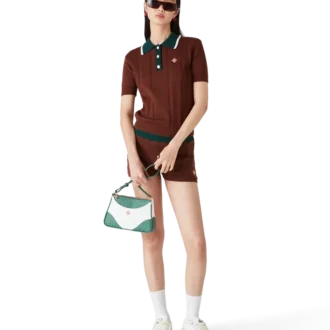 Camisas com malha trançada