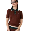 Camisas com malha trançada