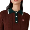 Camisas com malha trançada