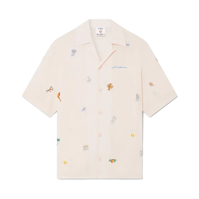 Camisas com Motivo Bordado