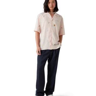 Camisas com Motivo Bordado