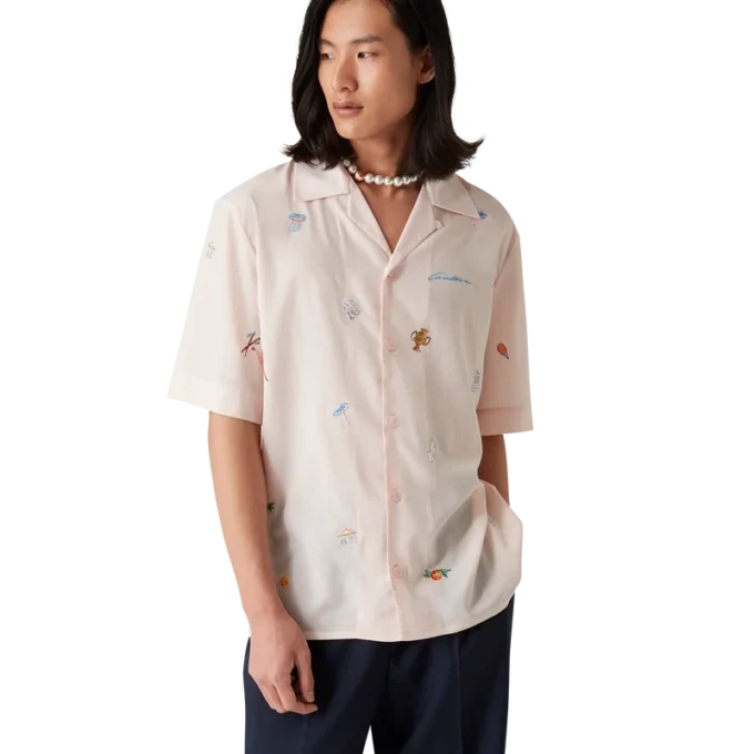 Camisas com Motivo Bordado