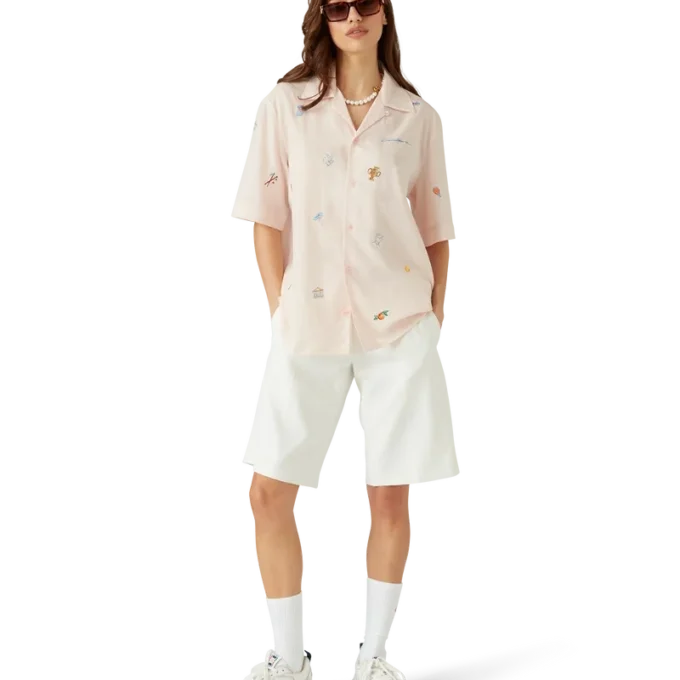 Camisas com Motivo Bordado