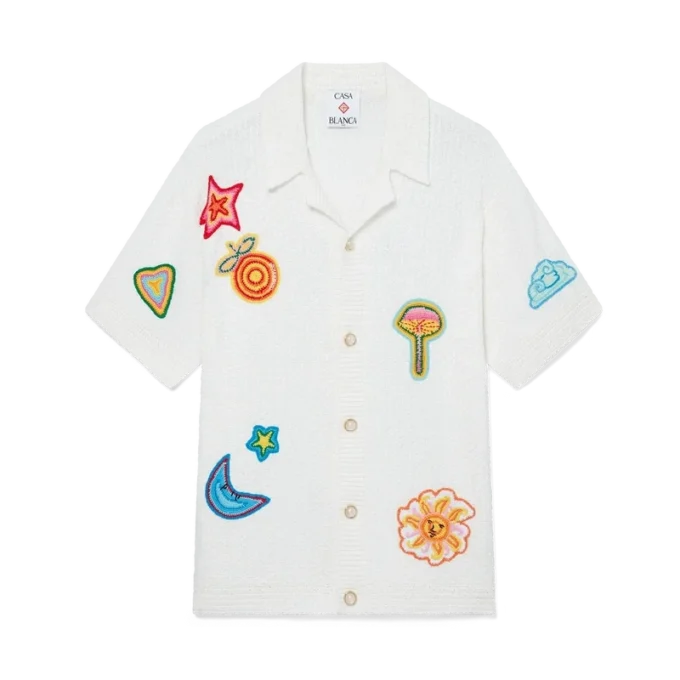 Camisas com Motivos em Croché Camisas com Motivos em Croché