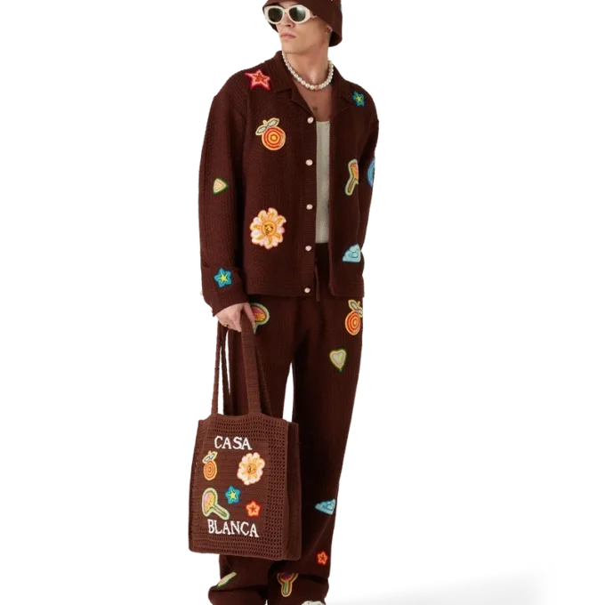 Camisas com Motivos em Croché Camisas com Motivos em Croché