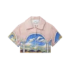 Camisas curtas de seda Chevaux Sauvages Camisas curtas de seda Chevaux Sauvages