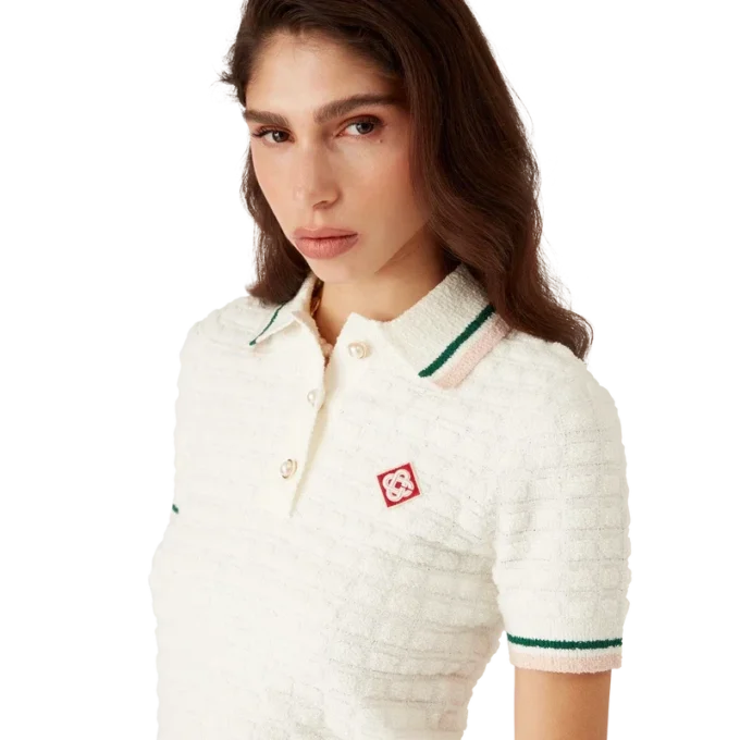 Camisas de Algodão Bouclé