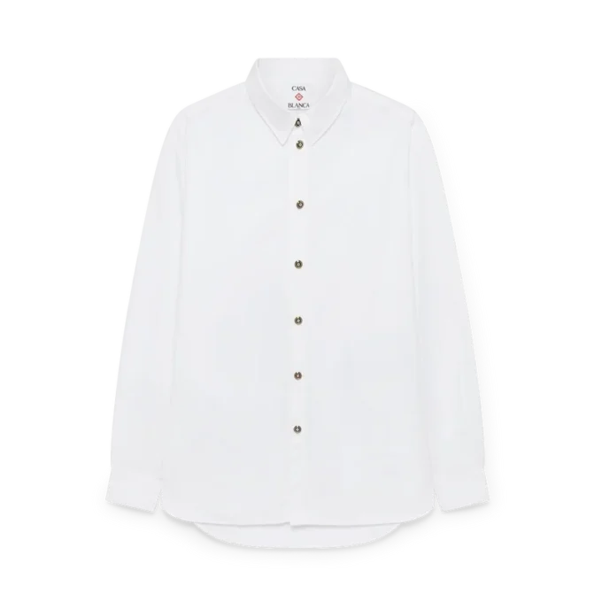 Camisas de algodão brancas