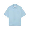 Camisas de calções com monograma azul claro