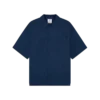 Camisas de calções com monograma azul-marinho