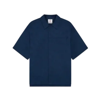 Camisas de calções com monograma azul-marinho