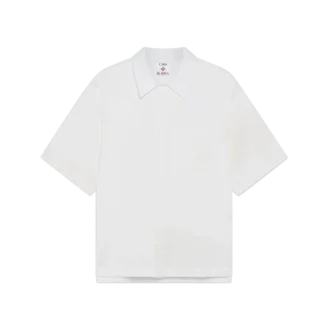 Camisas de calções com monograma branca