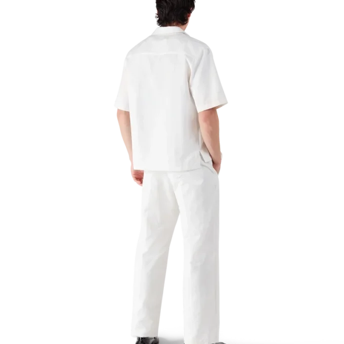 Camisas de calções com monograma branca Camisas de calções com monograma branca