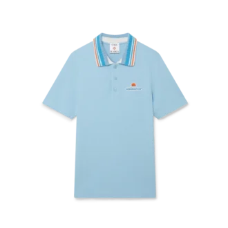 Camisas de calções de manga curta em malha piqué