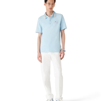 Camisas de calções de manga curta em malha piqué