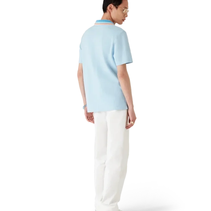 Camisas de calções de manga curta em malha piqué