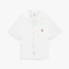 Camisas de calções em tecido de toalha branca com Monogram Camisas de calções em tecido de toalha branca com Monogram