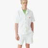 Camisas de calções em tecido de toalha branca com Monogram Camisas de calções em tecido de toalha branca com Monogram