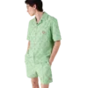 Camisas de calções em tecido de toalha com monograma Camisas de calções em tecido de toalha com monograma