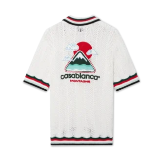 Camisas de croché de calções em algodão Montagne Ondulee