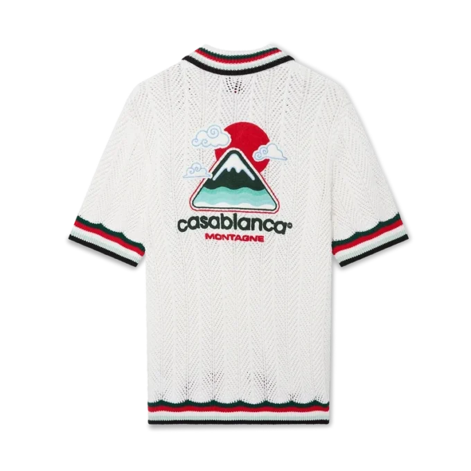 Camisas de croché de calções em algodão Montagne Ondulee Camisas de croché de calções em algodão Montagne Ondulee