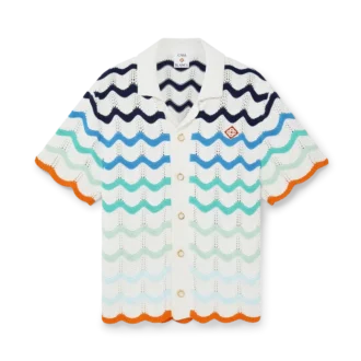 Camisas de croché Gradient Wave
