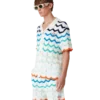 Camisas de croché Gradient Wave