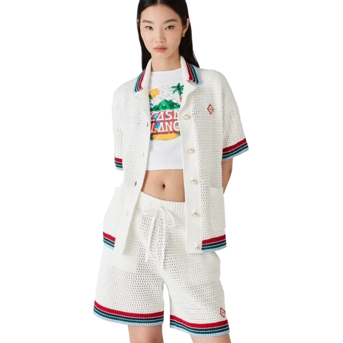 Camisas de croché góticas