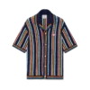 Camisas de croché às riscas Camisas de croché às riscas