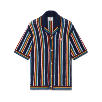 Camisas de croché às riscas