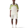 Camisas de croché às riscas