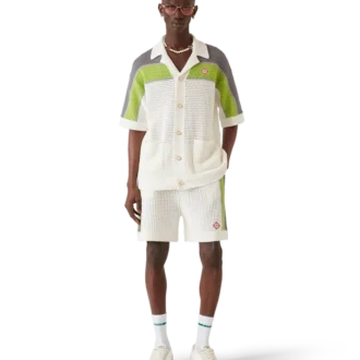 Camisas de croché às riscas