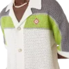 Camisas de croché às riscas