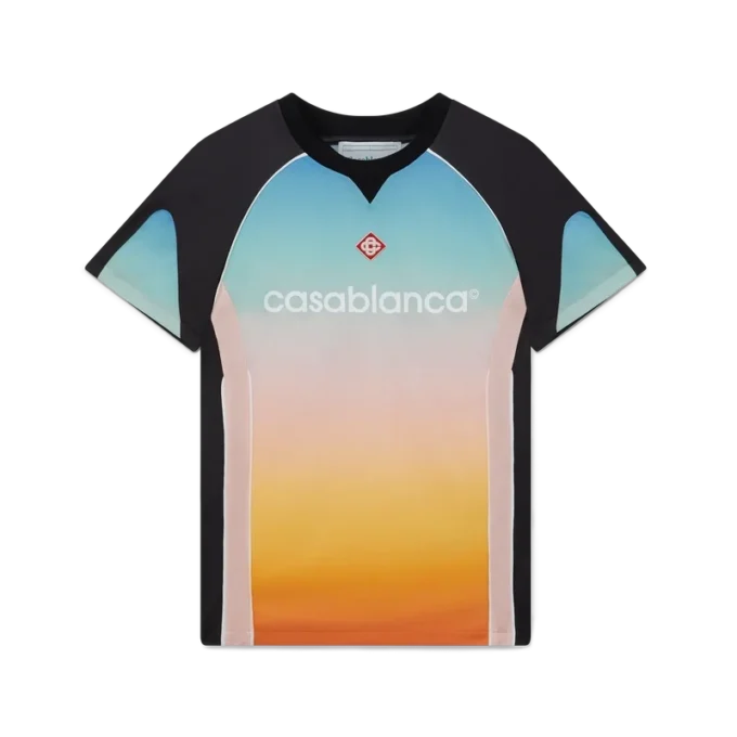 Camisas de futebol com gradiente pastel Camisas de futebol com gradiente pastel