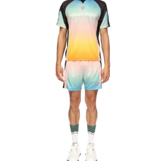 Camisas de futebol com gradiente pastel