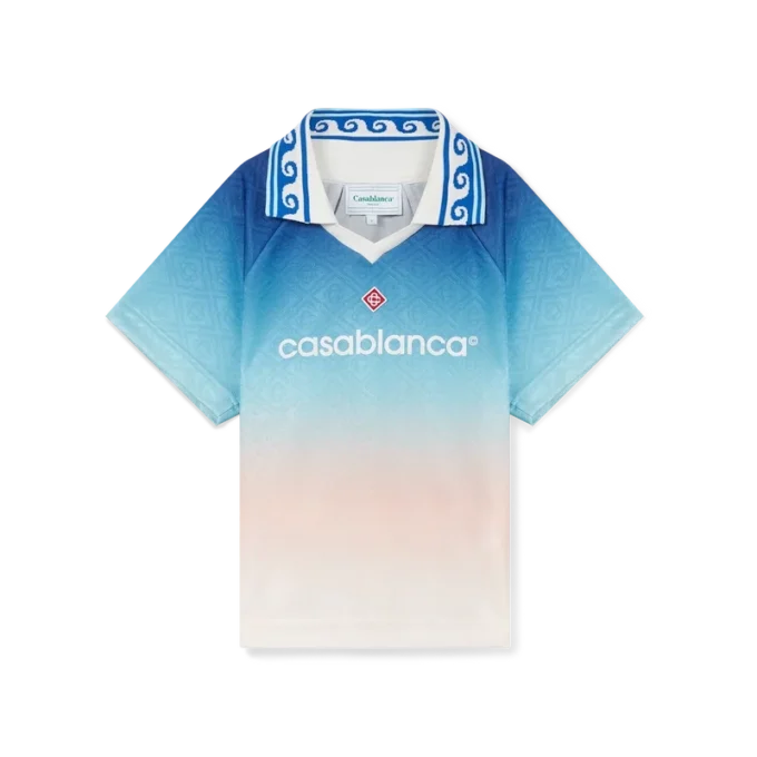 Camisas de Futebol com Monograma Jacquard