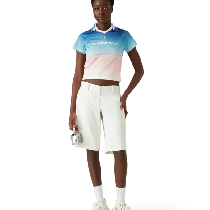 Camisas de Futebol com Monograma Jacquard