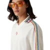 Camisas de futebol de manga comprida com monograma em jacquard Camisas de futebol de manga comprida com monograma em jacquard