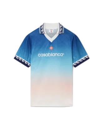 Camisas de futebol em jacquard com gradiente