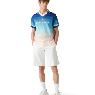 Camisas de futebol em jacquard com gradiente