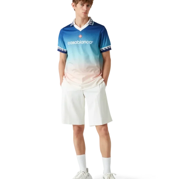 Camisas de futebol em jacquard com gradiente Camisas de futebol em jacquard com gradiente