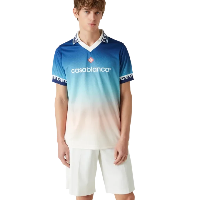 Camisas de futebol em jacquard com gradiente Camisas de futebol em jacquard com gradiente