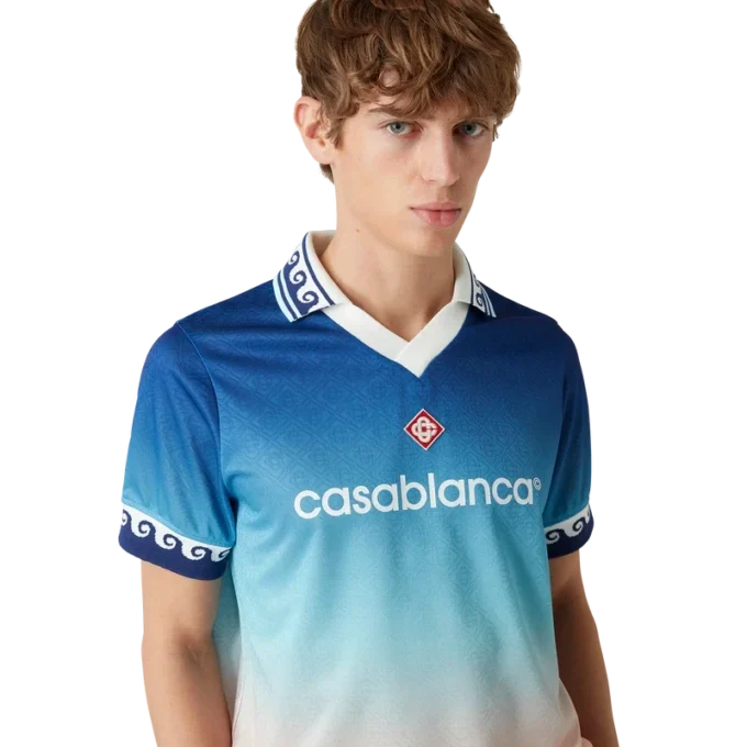 Camisas de futebol em jacquard com gradiente Camisas de futebol em jacquard com gradiente