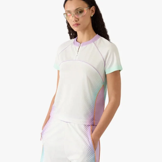 Camisas de futebol em malha de calções com gradiente de vidro