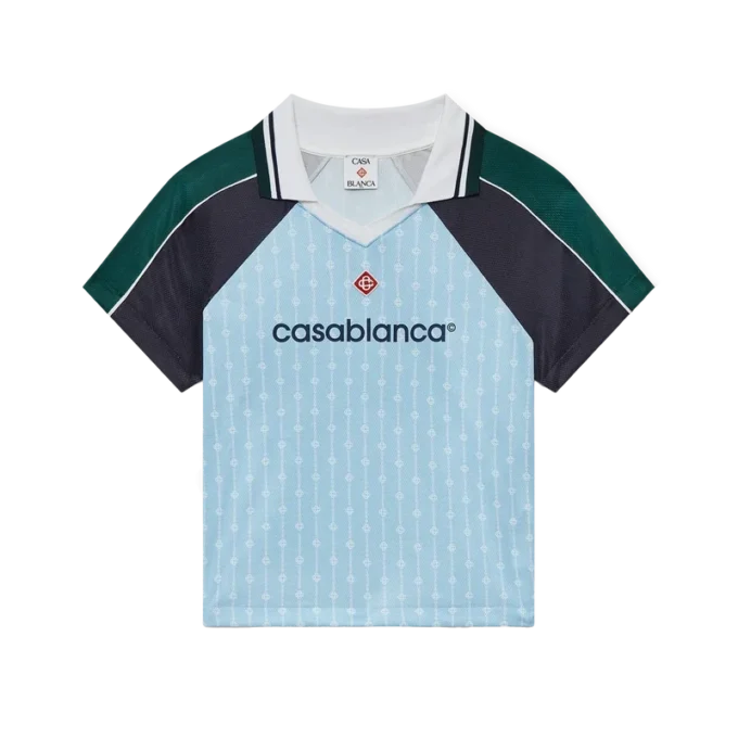 Camisas de futebol Laurel com riscas finas